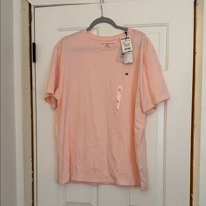 Tommy Hilfiger Men's Light Pink Short Sleeve Tee